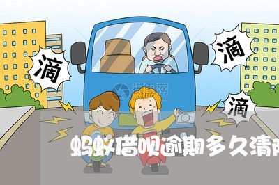 蚂蚁借呗逾期多久清除