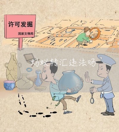蚂蚁转汇违法吗