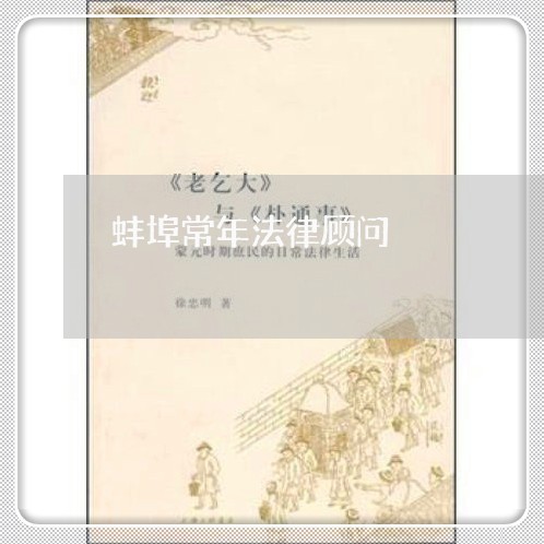蚌埠常年法律顾问 蚌埠常年法律顾问