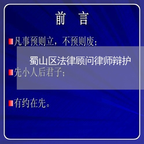 蜀山区法律顾问律师辩护/2023061942592 蜀山区法律顾问律师辩护/2023061942592