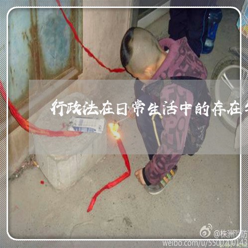 行政法在日常生活中的存在与作用 行政法在日常生活中的存在与作用