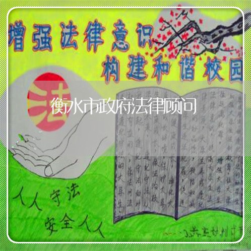 衡水市政府法律顾问/2023061950582