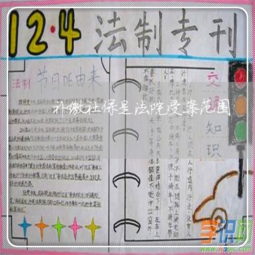 补缴社保是法院受案范围 补缴社保是法院受案范围