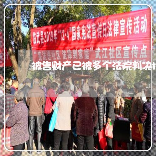 被告财产已被多个法院判决执行
