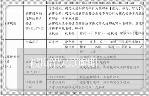 被拘留欠款逾期