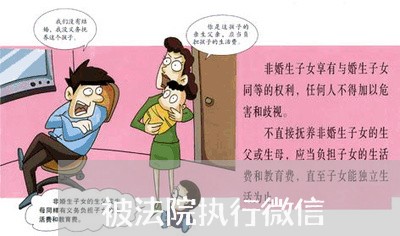 被法院执行微信 被法院执行微信