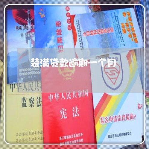 装潢贷款逾期一个月