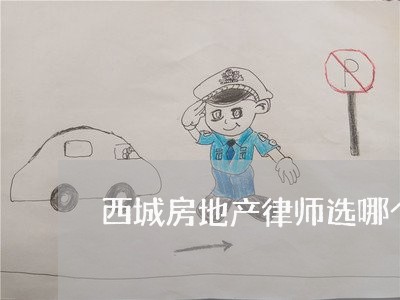 西城房地产律师选哪个好