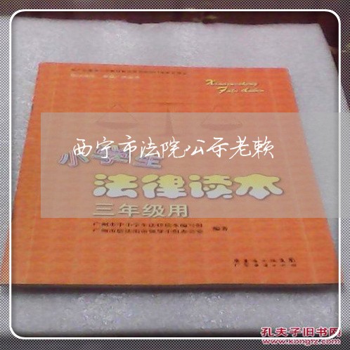 西宁市法院公示老赖