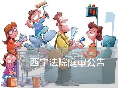 西宁法院庭审公告 西宁法院庭审公告