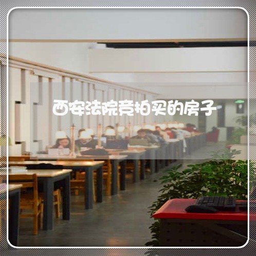 西安法院竞拍买的房子 西安法院竞拍买的房子