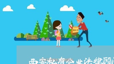 西安私有企业法律顾问/2023061725838