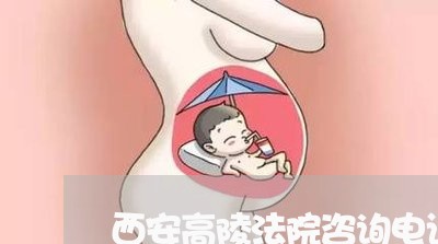 西安高陵法院咨询电话 西安高陵法院咨询电话