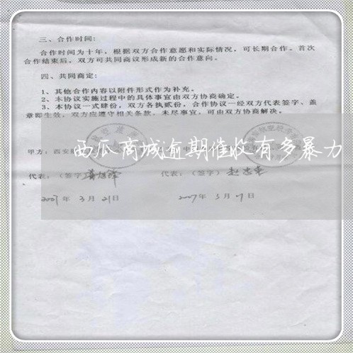 西瓜商城逾期催收有多暴力 西瓜商城逾期催收有多暴力