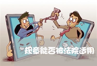 规章能否被法院适用 规章能否被法院适用