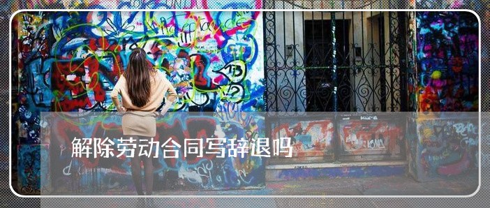解除劳动合同写辞退吗/2023022651482 解除劳动合同写辞退吗/2023022651482