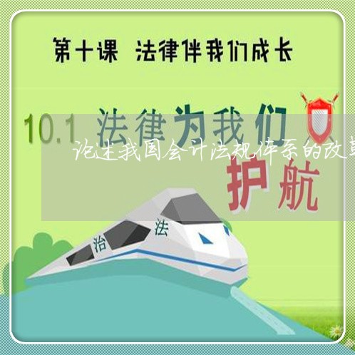 论述我国会计法规体系的改革