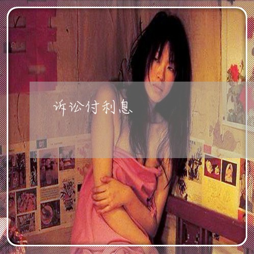 诉讼付利息 诉讼付利息