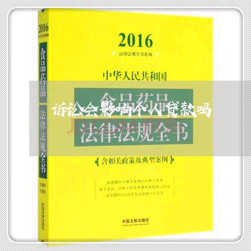 诉讼会影响个人贷款吗 诉讼会影响个人贷款吗
