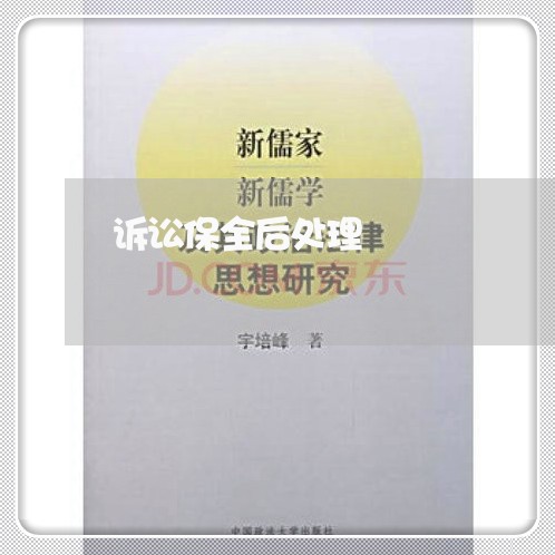 诉讼保全后处理