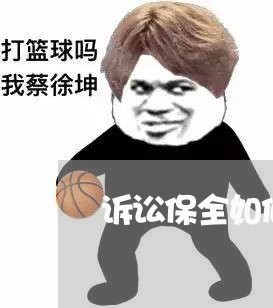 诉讼保全如何列名第三方