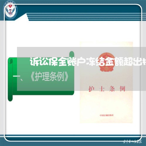 诉讼保全账户冻结金额超出标的 诉讼保全账户冻结金额超出标的