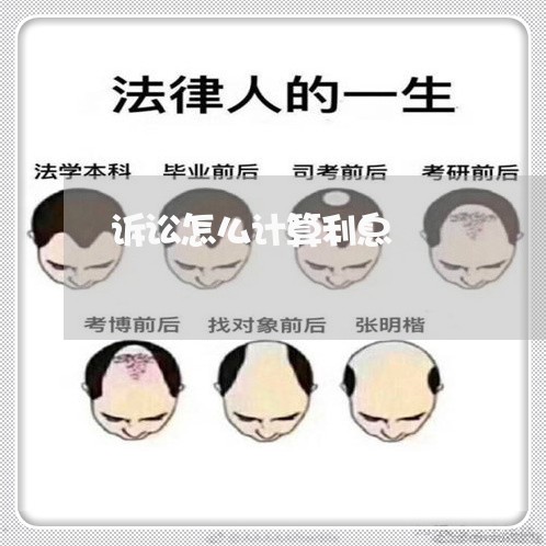 诉讼怎么计算利息