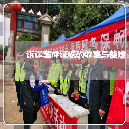 诉讼案件证据的收集与整理