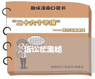 诉讼状离婚