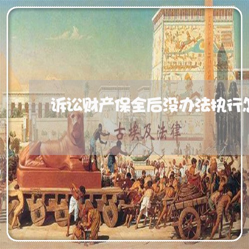 诉讼财产保全后没办法执行怎么办