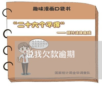 说我欠款逾期