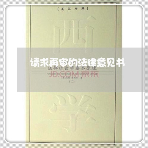请求再审的法律意见书 请求再审的法律意见书
