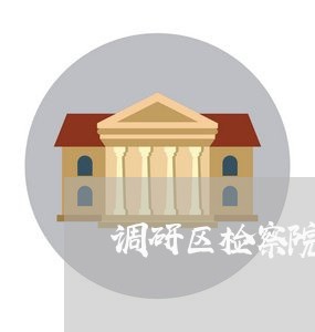 调研区检察院公益诉讼工作