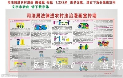 豆豆钱5000逾期截图