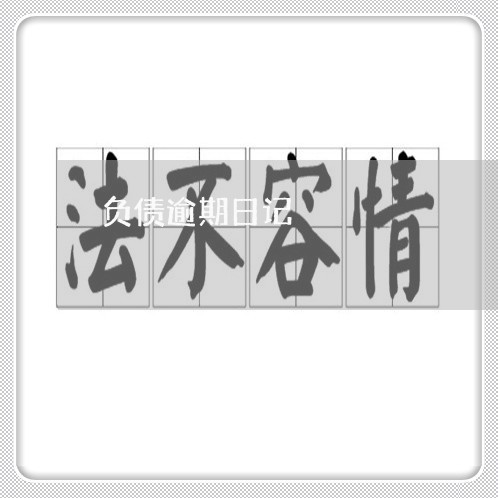 负债逾期日记 负债逾期日记