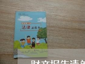 财产报告清单给法院执行庭的