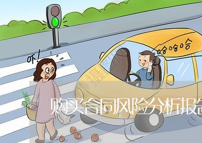 购买合同风险分析报告怎么写/2023040440593