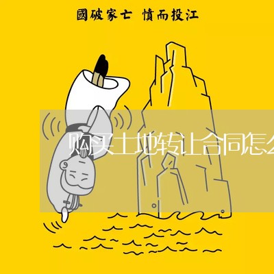 购买土地转让合同怎么写/2023040462735 购买土地转让合同怎么写/2023040462735