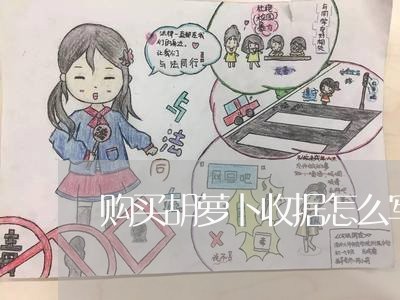 购买胡萝卜收据怎么写合同/2023022694916