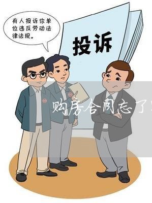 购房合同忘了写日期会怎样/2023011673794 购房合同忘了写日期会怎样/2023011673794
