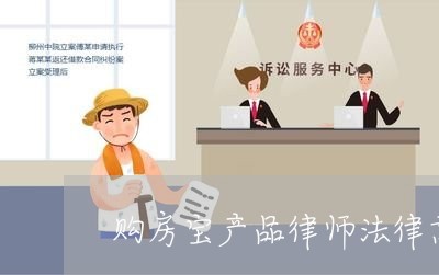 购房宝产品律师法律意见书 购房宝产品律师法律意见书