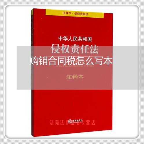 购销合同税怎么写本/2023011717939