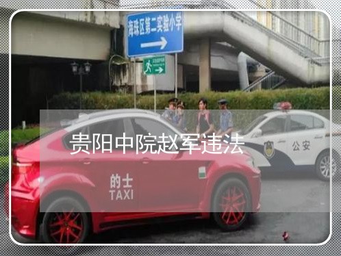 贵阳中院赵军违法