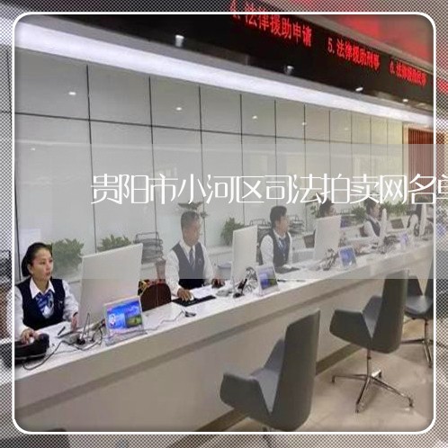 贵阳市小河区司法拍卖网名单