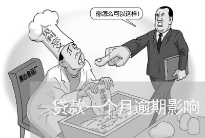 贷款一个月逾期影响