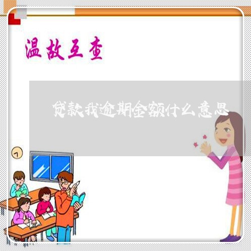 贷款我逾期金额什么意思