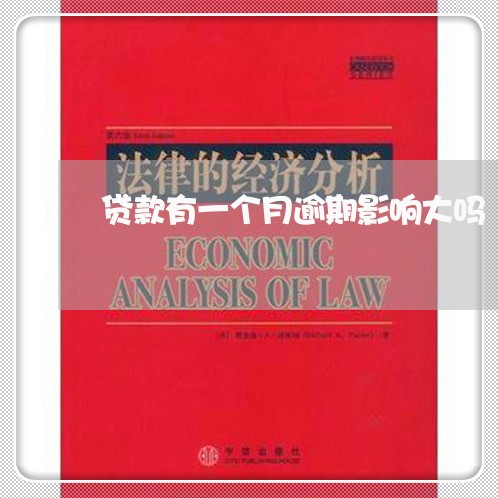 贷款有一个月逾期影响大吗
