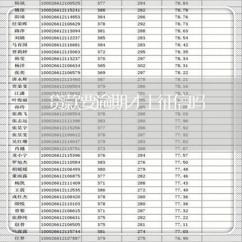 贷款要逾期才上征信吗