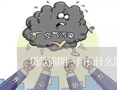 贷款逾期一月有什么影响 贷款逾期一月有什么影响