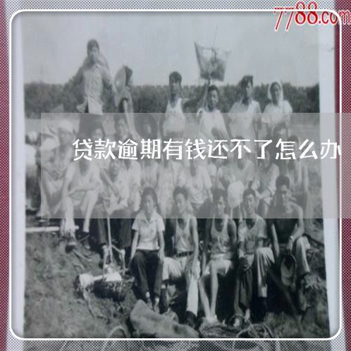 贷款逾期有钱还不了怎么办